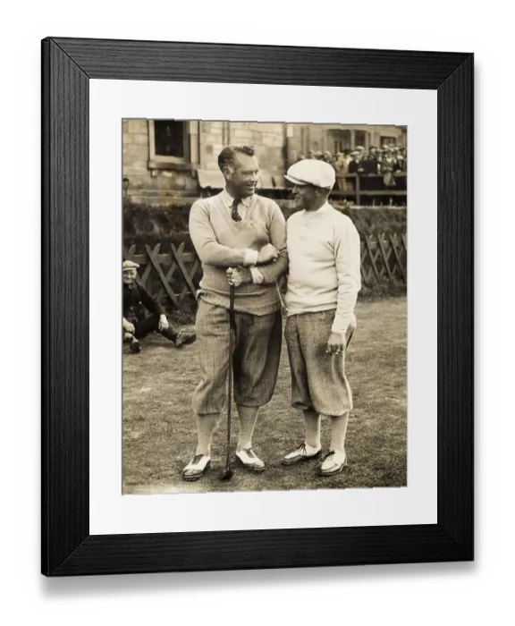 Framed Print : Bobby Jones and Cyril Tolley Framed Print : Bobby Jones and Cyril Tolley