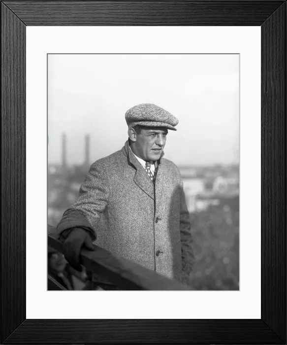 Framed Print : Red Grange Watching Football Game Framed Print : Red Grange Watching Football Game