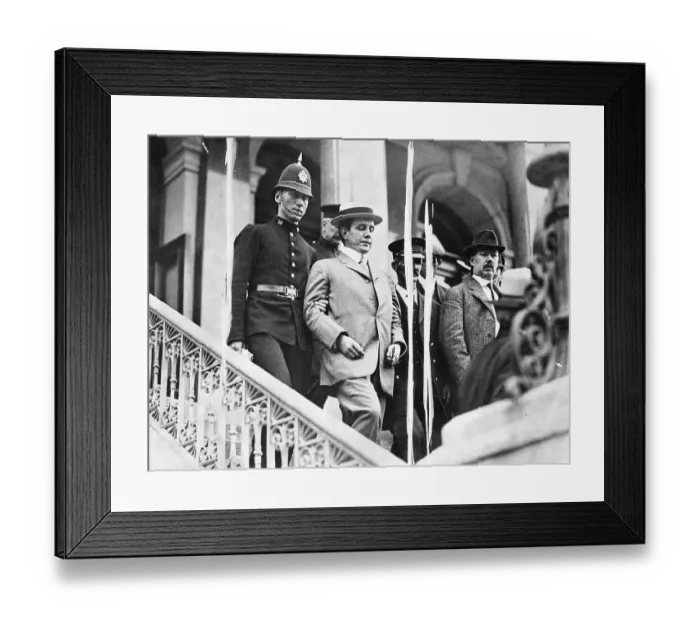 Framed Print : Harry K. Thaw Leaving Courthouse Framed Print : Harry K. Thaw Leaving Courthouse