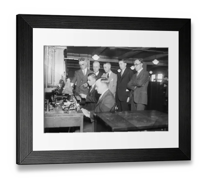 Framed Print : Officials of Western Telegraph Receiving Treaty Framed Print : Officials of Western Telegraph Receiving Treaty
