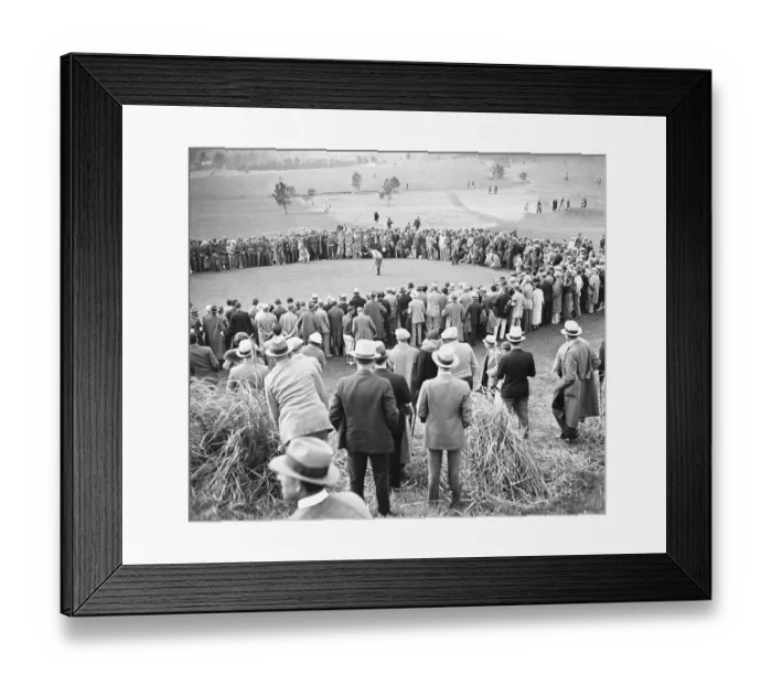 Framed Print : Bobby Jones Missing a Putt Framed Print : Bobby Jones Missing a Putt