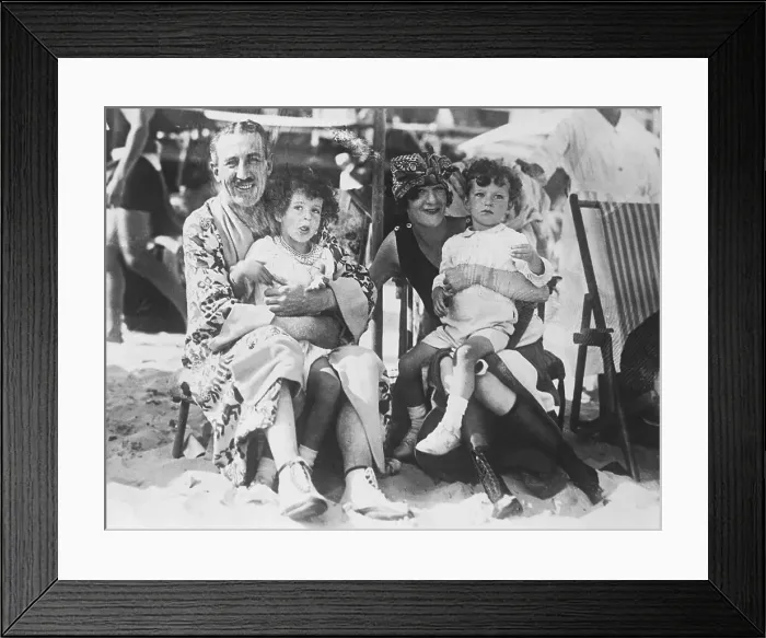 Framed Print : Nicky Arnstein and Family Framed Print : Nicky Arnstein and Family