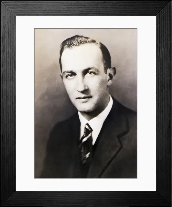 Framed Print : Portrait Of Kidnap Victim Edward Bremer Framed Print : Portrait Of Kidnap Victim Edward Bremer