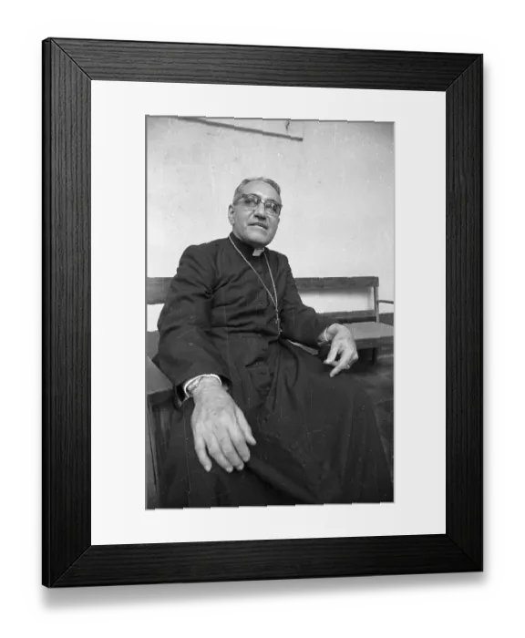 Framed Print : Archbishop Oscar Arnulfo Romero Seated Framed Print : Archbishop Oscar Arnulfo Romero Seated