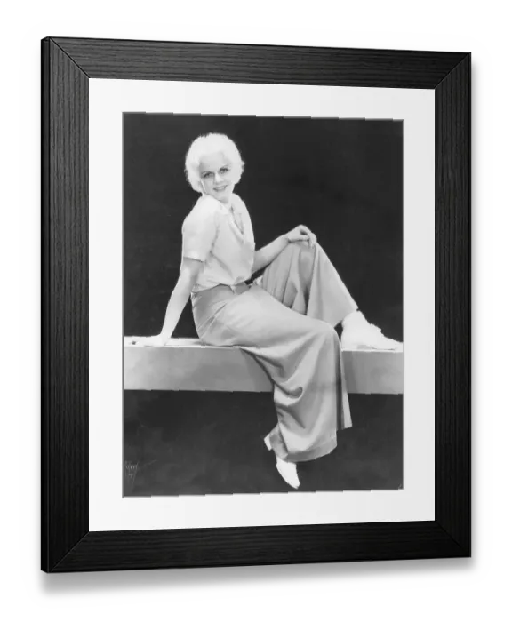 Framed Print : Portrait of Jean Harlow Framed Print : Portrait of Jean Harlow