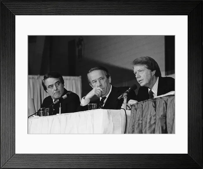 Framed Print : Sargent Shriver with Jimmy carter and Henry Jackson Framed Print : Sargent Shriver with Jimmy carter and Henry Jackson