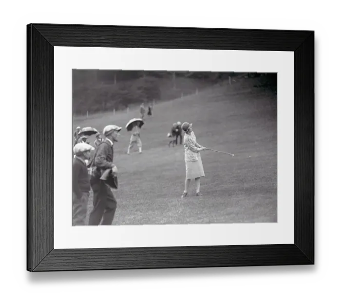 Framed Print : Glenna Collett Putting Ball Framed Print : Glenna Collett Putting Ball