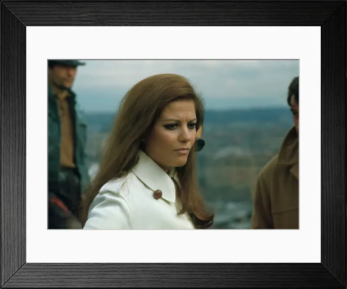 Framed Print : Rock Hudson and Claudia Cardinale Starring in Film Framed Print : Rock Hudson and Claudia Cardinale Starring in Film
