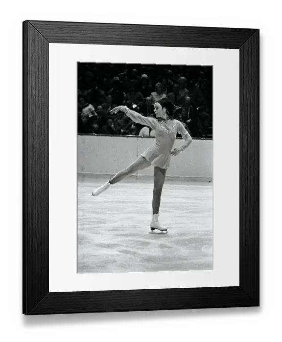 Framed Print : Peggy Fleming Skating