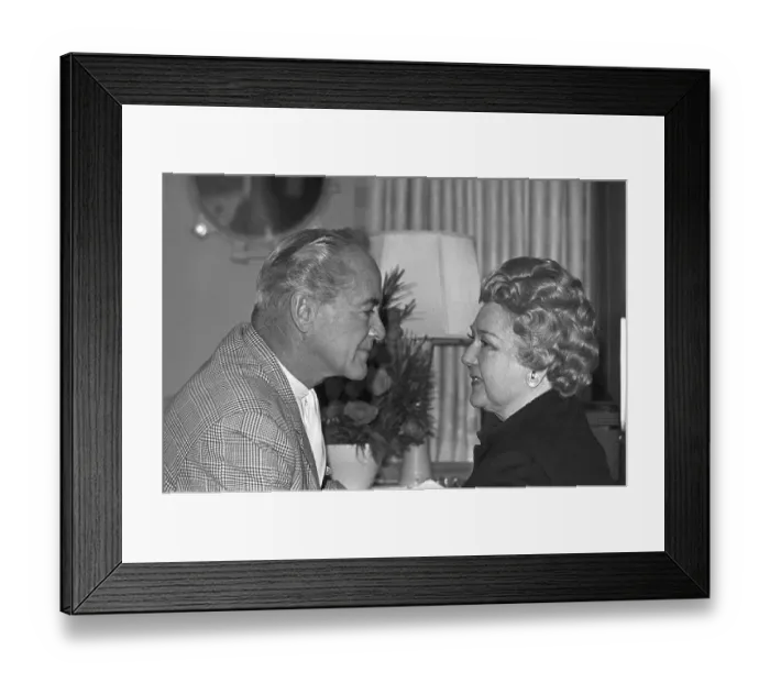 Framed Print : Mary Pickford and Buddy Rogers Sitting at Table Framed Print : Mary Pickford and Buddy Rogers Sitting at Table