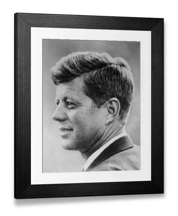 Framed Print : President John F. Kennedy Framed Print : President John F. Kennedy
