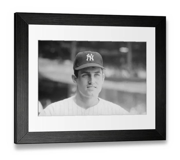 Framed Print : Baseball Player Fritz Peterson Framed Print : Baseball Player Fritz Peterson