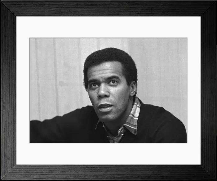 Framed Print : Portrait of Robert Hooks Framed Print : Portrait of Robert Hooks