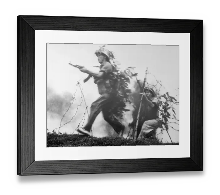 Framed Print : North Vietnamese Soldiers Training