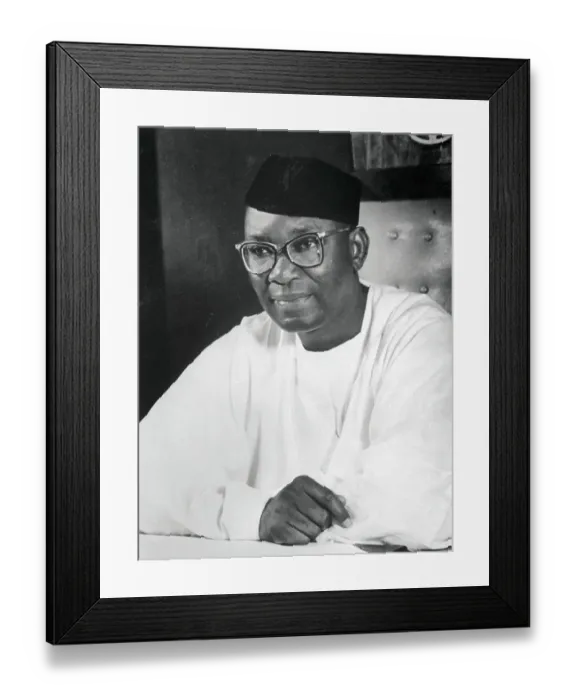 Framed Print : Portrait of Dr Nnamdi Azikiwe