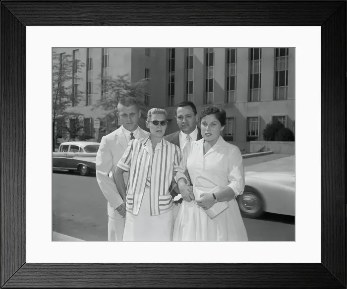 Framed Print : Portrait of the Hoffa Family Framed Print : Portrait of the Hoffa Family