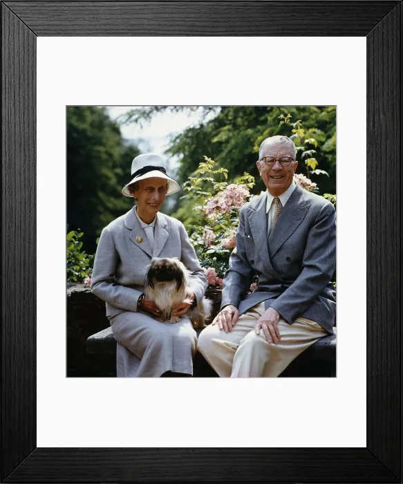 Framed Print : Queen Louise and King Gustaf VI Framed Print : Queen Louise and King Gustaf VI