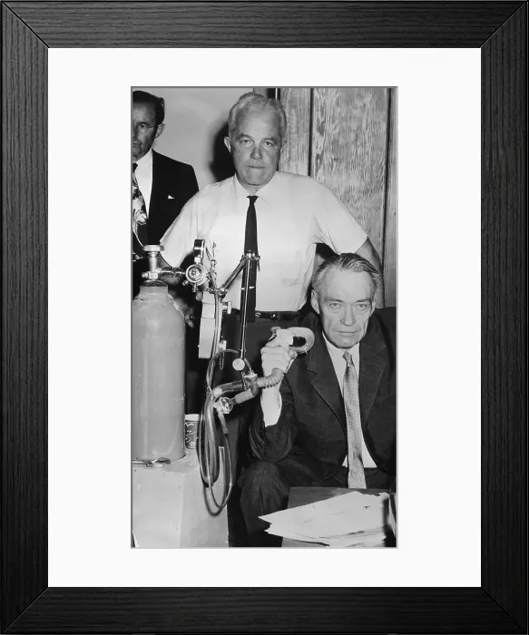 Framed Print : Richard J. Reynolds with His Attorney William H. Schroder Framed Print : Richard J. Reynolds with His Attorney William H. Schroder