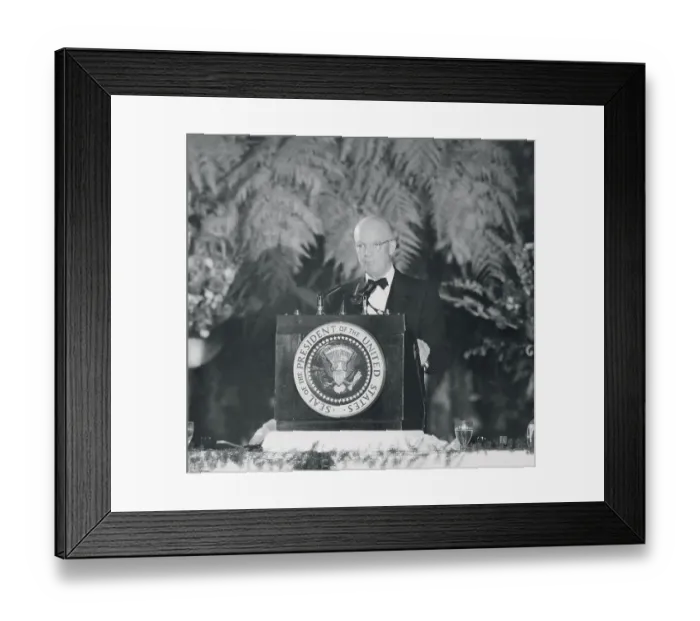 Framed Print : Dwight D. Eisenhower Speaking as President at ASN dinner Framed Print : Dwight D. Eisenhower Speaking as President at ASN dinner