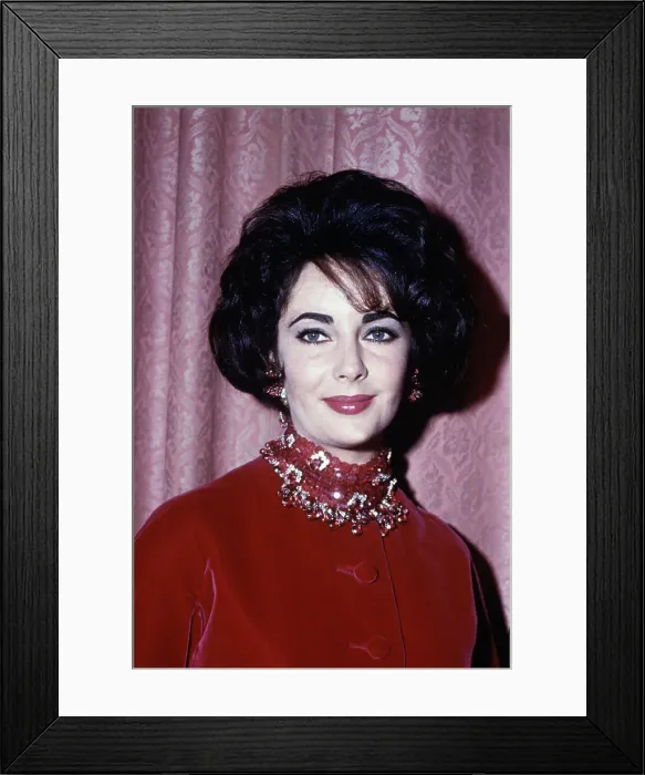 Framed Print : Famed Actress Elizabeth Taylor Framed Print : Famed Actress Elizabeth Taylor