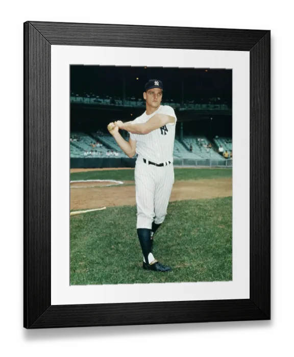 Framed Print : Yankee Baseball Player Roger Maris Framed Print : Yankee Baseball Player Roger Maris