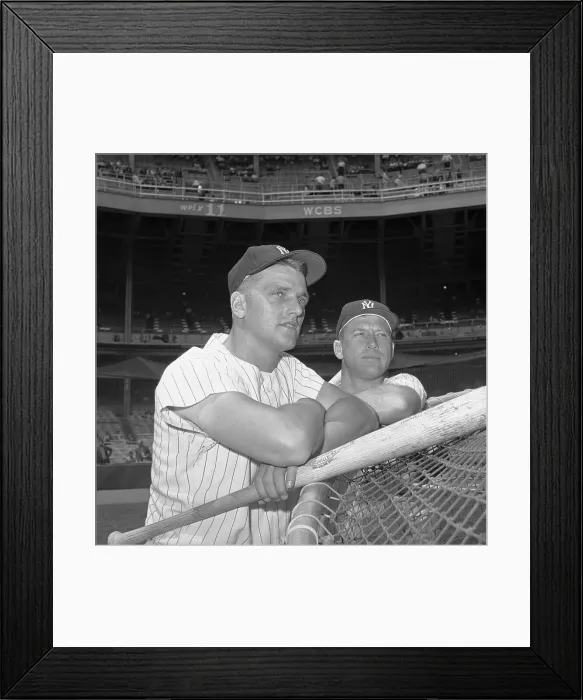 Framed Print : Roger Maris with Mickey Mantle Framed Print : Roger Maris with Mickey Mantle