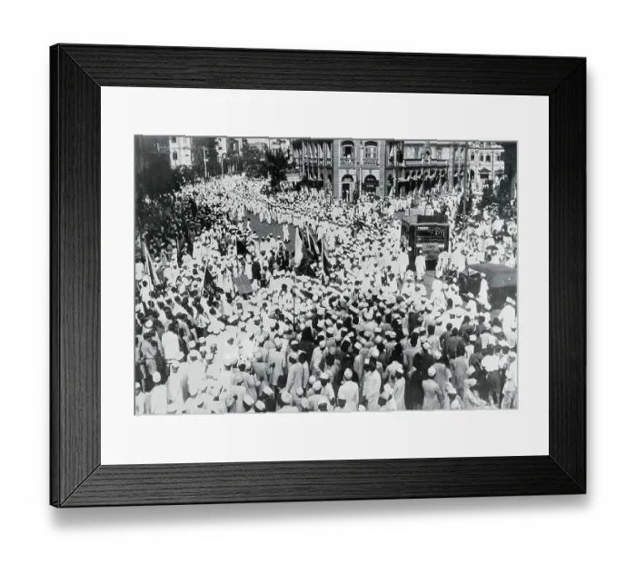 Framed Print : Protesting the Arrest of Gandhi Framed Print : Protesting the Arrest of Gandhi