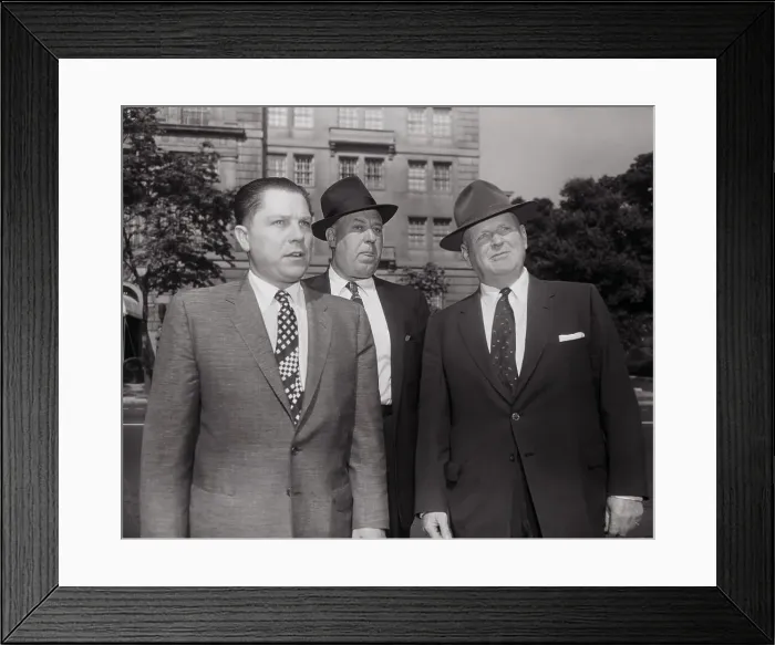 Framed Print : James Hoffa and Others Framed Print : James Hoffa and Others