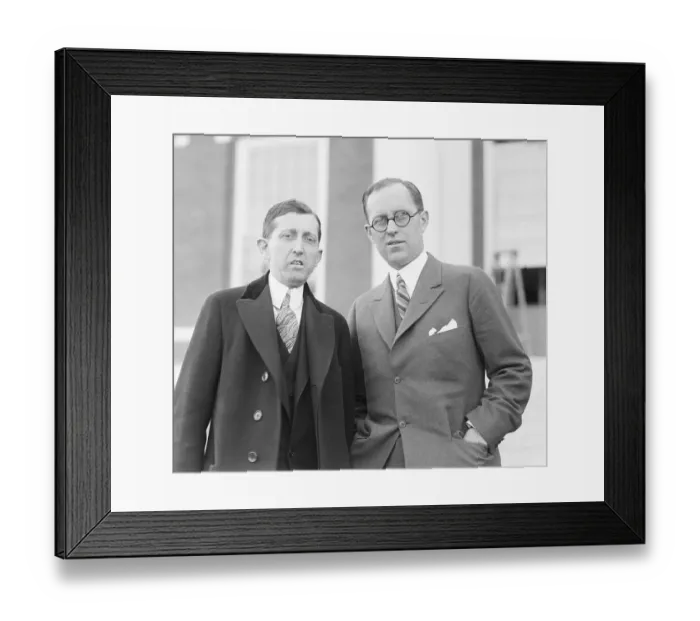 Framed Print : Will Hays and Joseph Kennedy Framed Print : Will Hays and Joseph Kennedy