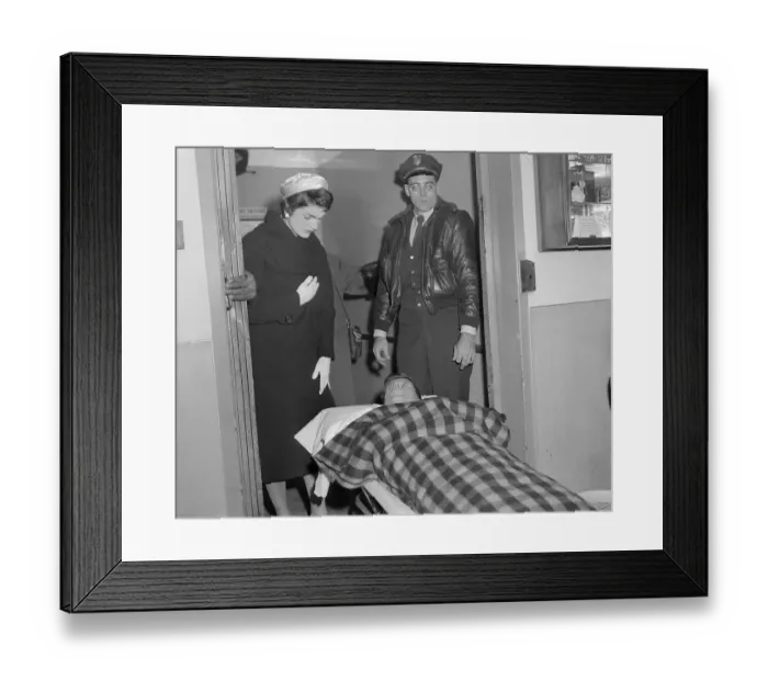 Framed Print : Senator John F. Kennedy Recovering from Injury Framed Print : Senator John F. Kennedy Recovering from Injury