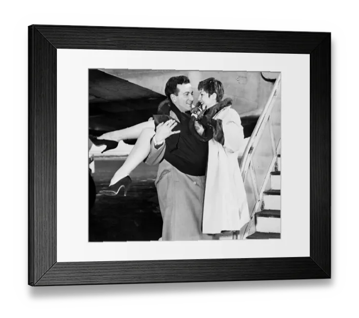 Framed Print : Roland Petit Carrying Wife Renee Jeanmarie Framed Print : Roland Petit Carrying Wife Renee Jeanmarie