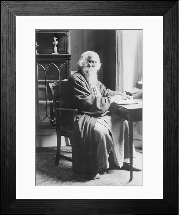 Framed Print : Portrait of Sir Rabindranath Tagore Framed Print : Portrait of Sir Rabindranath Tagore