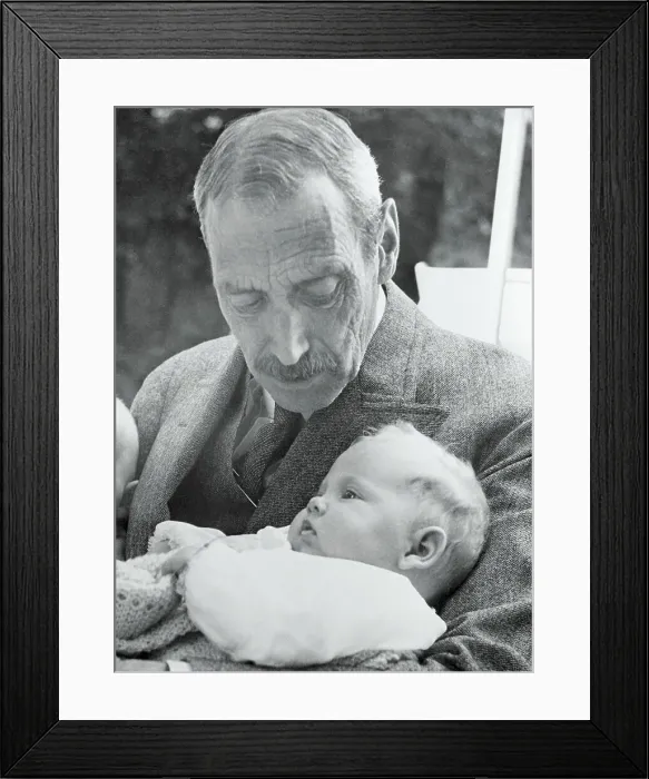 Framed Print : King Christian Holding Princess Margrethe Framed Print : King Christian Holding Princess Margrethe