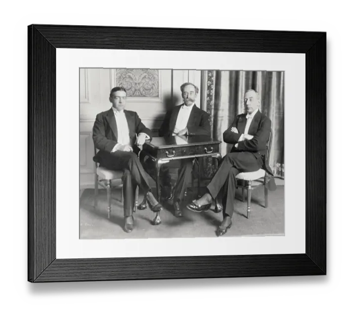 Framed Print : Sir Ernest Shackleton, Robert E. Peary and Roald Amundsen Framed Print : Sir Ernest Shackleton, Robert E. Peary and Roald Amundsen