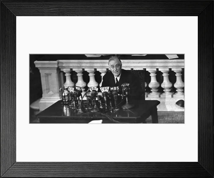 Framed Print : Pres Roosevetl Speaks / House Of Reps Framed Print : Pres Roosevetl Speaks / House Of Reps