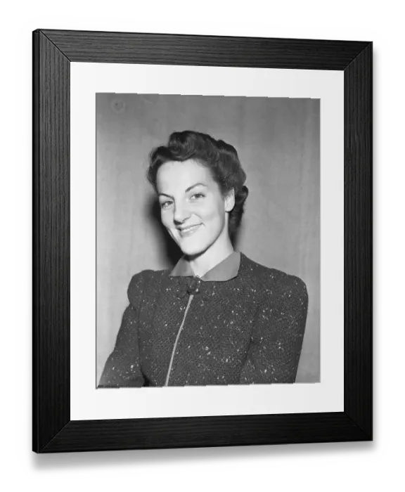Framed Print : Writer Marguerite Young