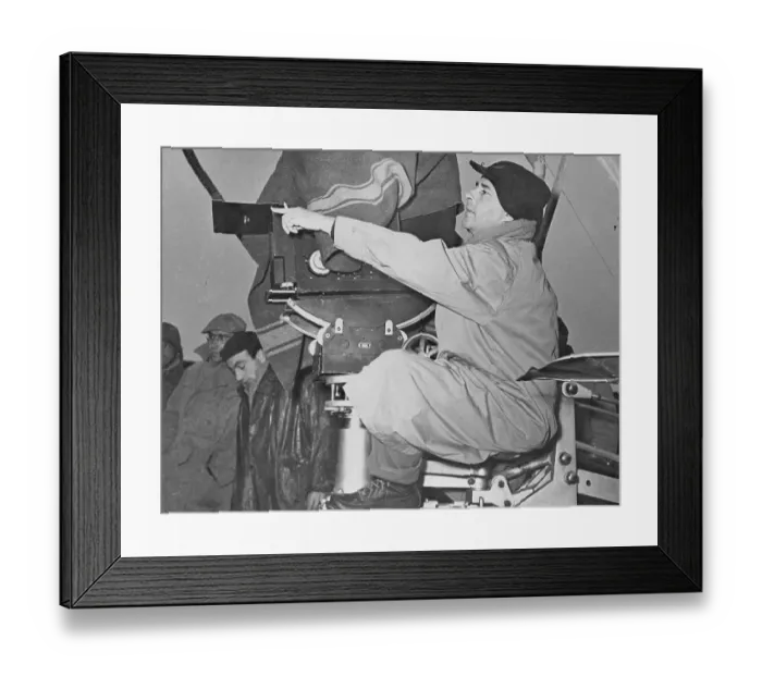 Framed Print : Roberto Rossellini Directing from Camera Framed Print : Roberto Rossellini Directing from Camera