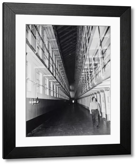 Framed Print : Interior of Folsom Prison Framed Print : Interior of Folsom Prison