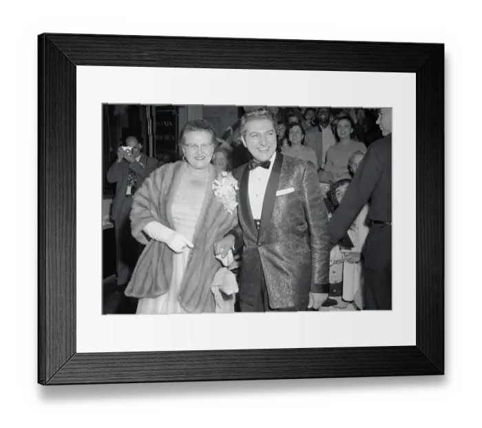 Framed Print : Liberace With His Mother Framed Print : Liberace With His Mother