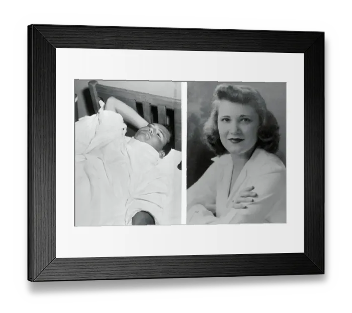 Framed Print : Portrait of Dr. Sam Sheppard and His Wife Framed Print : Portrait of Dr. Sam Sheppard and His Wife