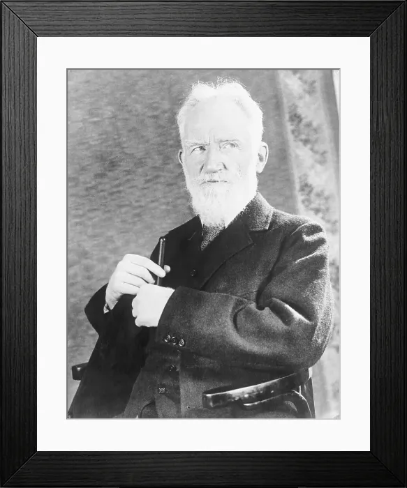 Framed Print : Portrait of George Bernard Shaw