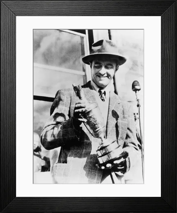 Framed Print : Golfer Sam Snead holding the Cup Framed Print : Golfer Sam Snead holding the Cup