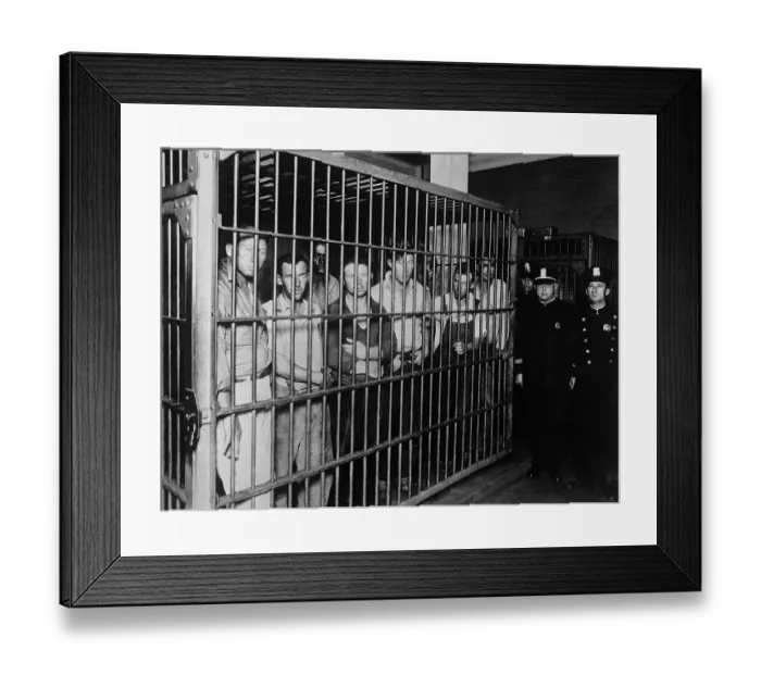 Framed Print : Rum Runners Behind Bars Framed Print : Rum Runners Behind Bars