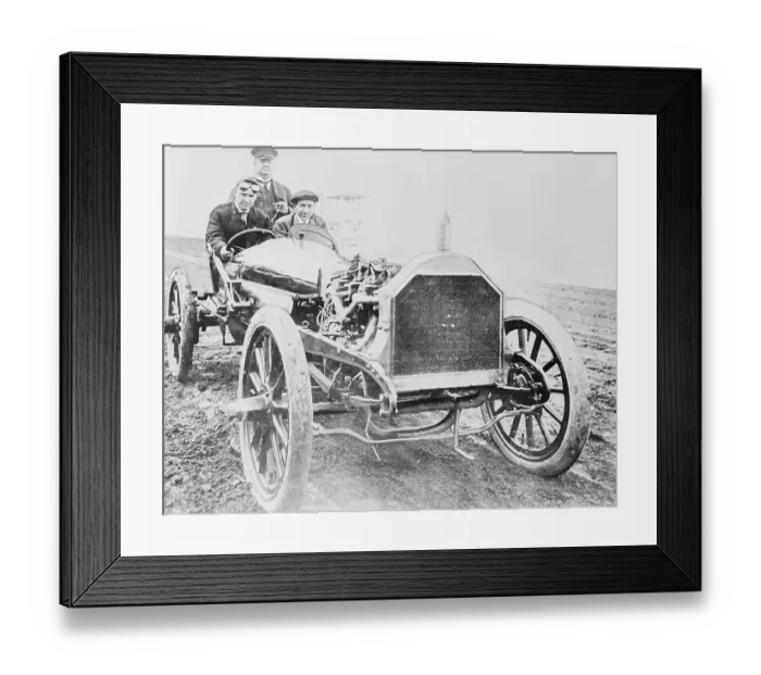 Framed Print : Howard Hughes, Sr. in Touring Car Framed Print : Howard Hughes, Sr. in Touring Car