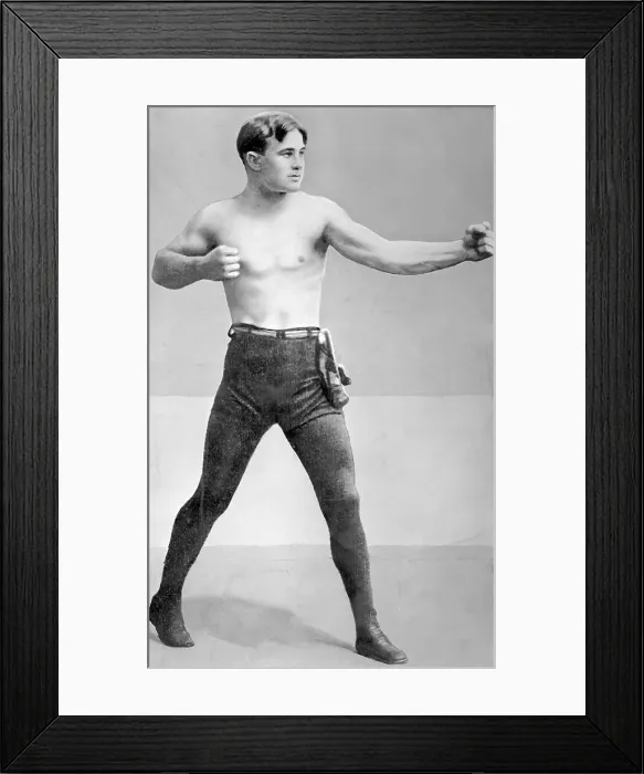 Framed Print : Portrait of Billy Papke