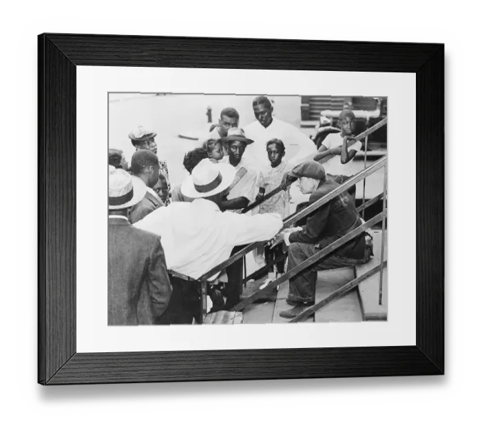 Framed Print : Langley Collyer Chatting with Neighbors Outside Framed Print : Langley Collyer Chatting with Neighbors Outside