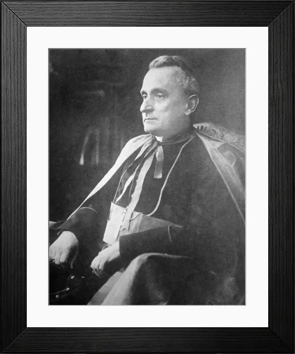 Framed Print : Portrait of Monseigneur Adam Stephano Sapieha Sitting in Chair Framed Print : Portrait of Monseigneur Adam Stephano Sapieha Sitting in Chair