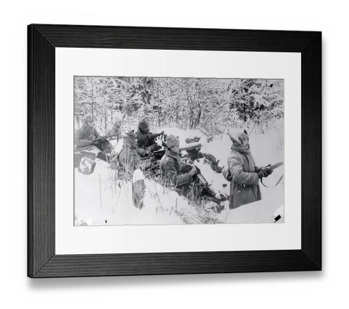 Framed Print : Czarist Soldiers Fighting the Bolsheviks Framed Print : Czarist Soldiers Fighting the Bolsheviks