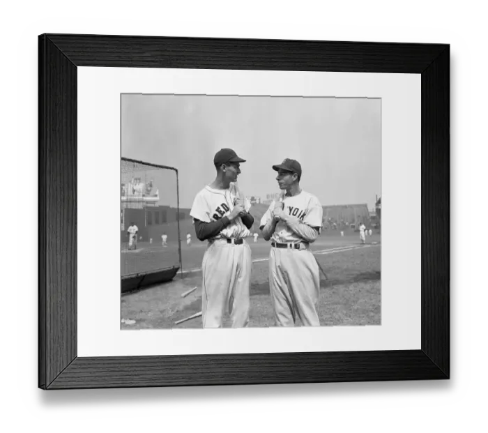 Framed Print : Ted Williams and Joe DiMaggio Framed Print : Ted Williams and Joe DiMaggio