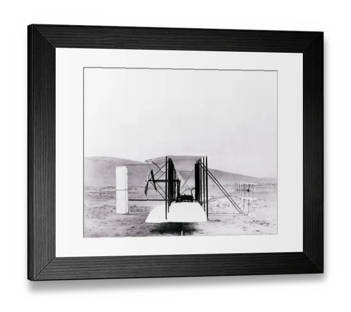 Framed Print : Wright Flyer in Profile Framed Print : Wright Flyer in Profile